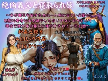 d_691640絶倫義父と寝取られ嫁 〜夫が魔王を倒すために一人旅に出ている間に 伝説の勇者の血を絶やしてはいけないからという理由で嫁が毎日義父に種付けされていたお話〜フルダウンロード