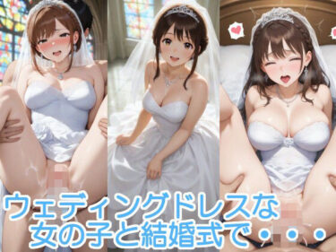 d_700828ウェディングドレスな女の子と結婚式で・・・フルダウンロード