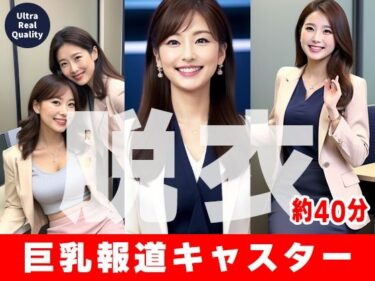 d_714589【約40分】『女性キャスターの乳揉み』巨乳と知性の仮面が外れるとき。-AIで描く究極の美女達-フルダウンロード