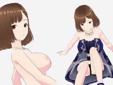 d_714906青いドレスを着た巨乳のお姉さん（セリフなし  3DCGモデル  イラスト集）フルダウンロード