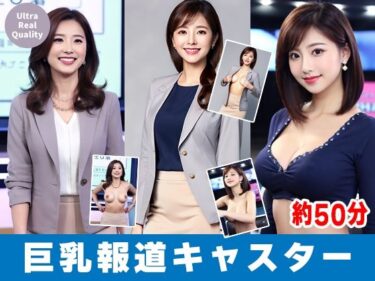 d_722434【約50分】『巨乳女性キャスターの乳揉み2』ニュース番組の裏と揺れる胸。-AIで描く究極の美女達-フルダウンロード