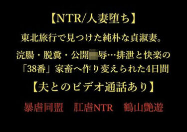 d_724022【NTR/人妻堕ち】東北旅行で見つけた純朴な貞淑妻。浣腸・脱糞・公開陵●…排泄と快楽の「38番」家畜へ作り変えられた4日間【夫とのビデオ通話あり】フルダウンロード