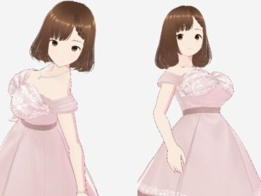 d_725036ベージュのワンピースを着たお姉さん（セリフなし  3DCGモデル  イラスト集）フルダウンロード