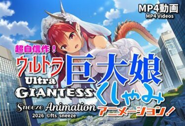 d_740505【超自信作！】ウルトラ巨大娘くしゃみアニメーション！/ Ultra Giantess Sneeze Animation！フルダウンロード