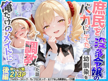 d_765551庶民をバカにしてた没落令嬢の幼馴染を俺だけのメイドに調教した話〜後編〜フルダウンロード